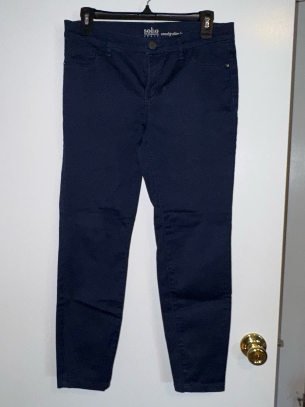 New York & Company Navy Skinny Jeans for Women